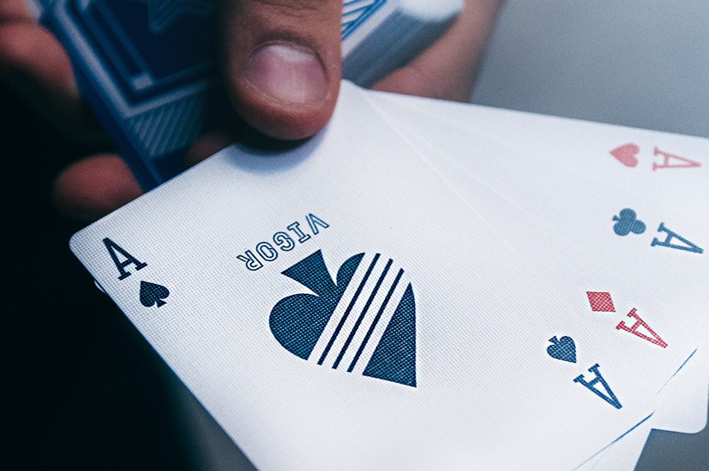 Details about   Vigor Playing Cards Blue Edition 